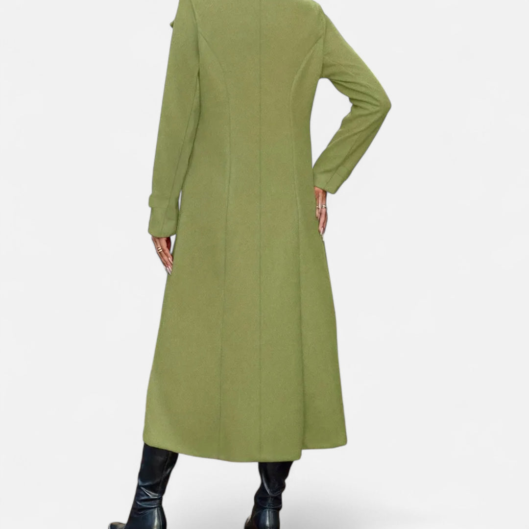 NOMU Lifestyle | Women’s Long Buttoned Coat – Heritage Comfort