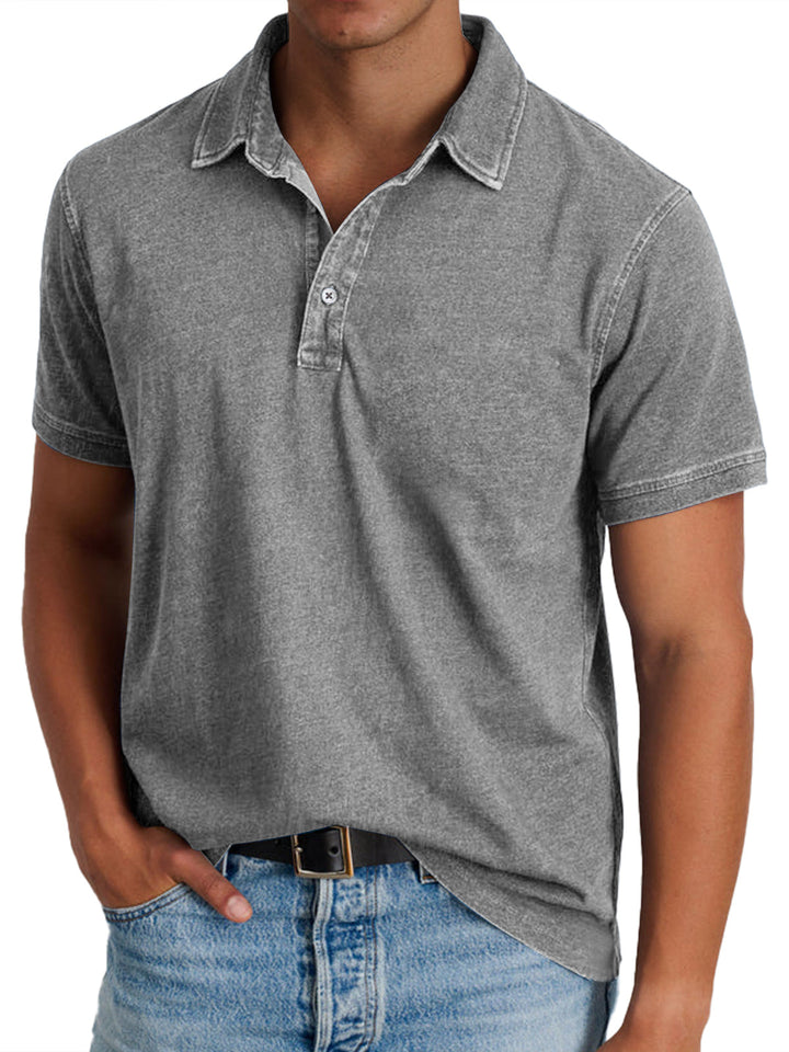 Casual Polo with a Collar