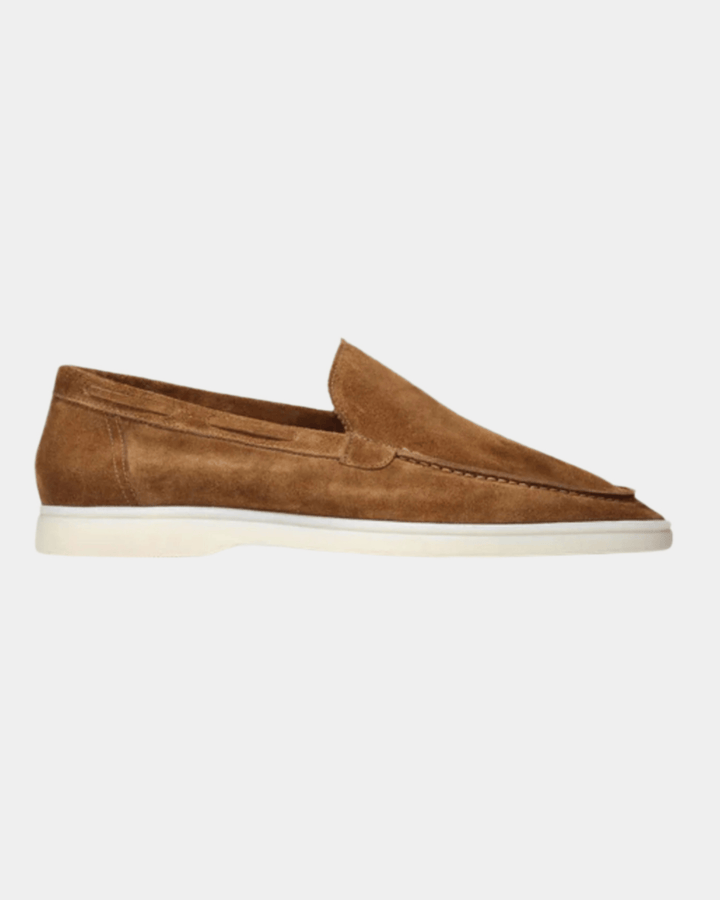 OL MONEY WILDLEDER KASTANIE LOAFERS
