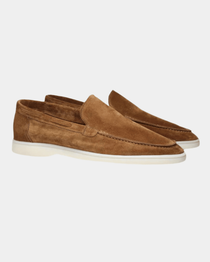 OL MONEY WILDLEDER KASTANIE LOAFERS
