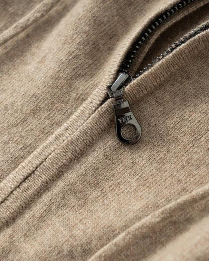 ESSENTIAL SOFT KNIT ZIP HOODIE