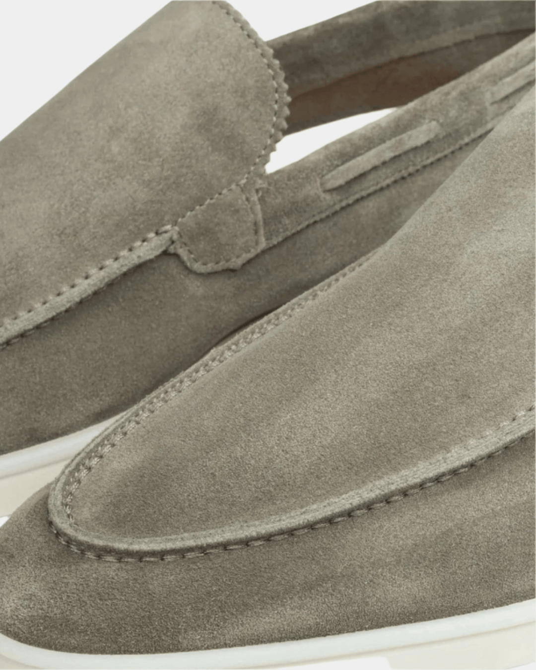 OL MONEY SUEDE OLIVE LOAFERS