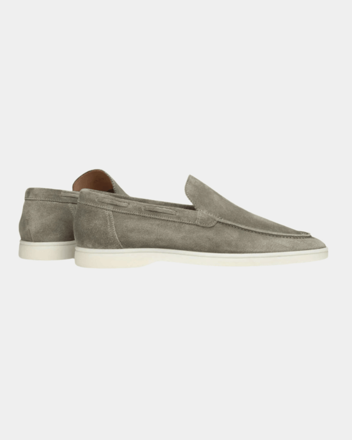 OL MONEY SUEDE OLIVE LOAFERS
