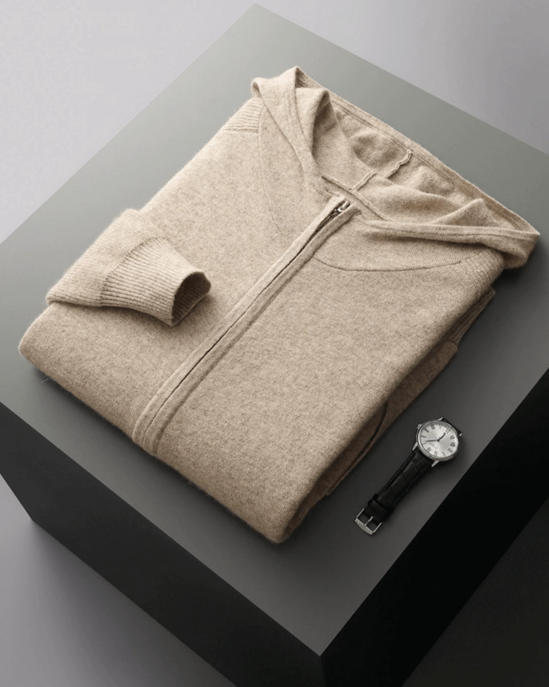COZY KNIT ZIP JOGGER SET