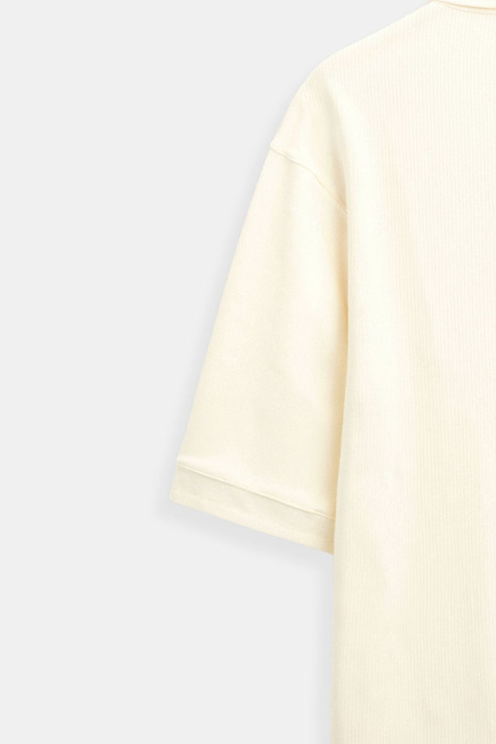 Woolen Structure Polo T-Shirt