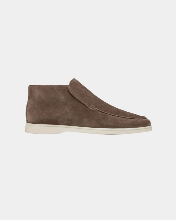 OL MONEY SUEDE MOCHA MID-CUT LOAFERS