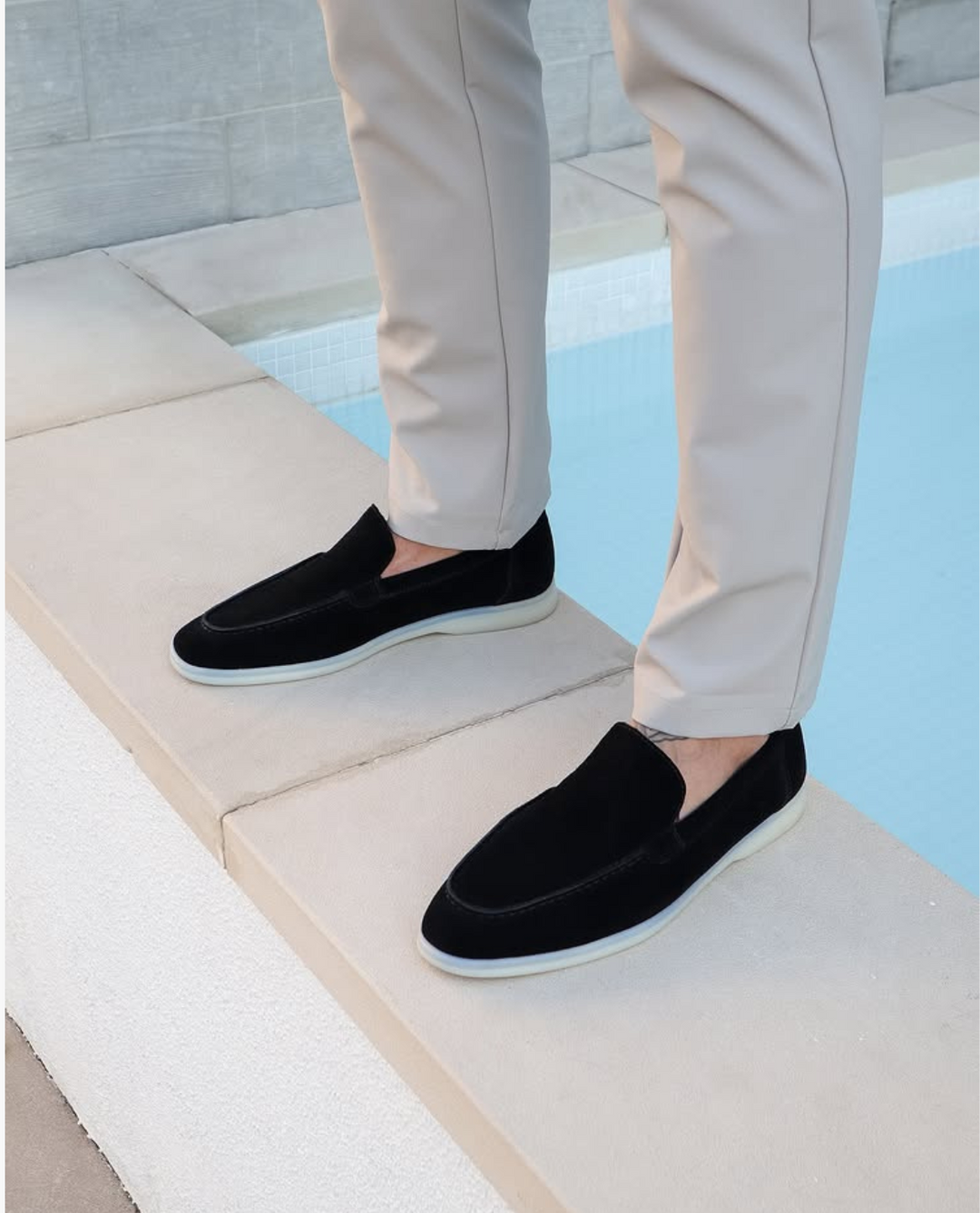 NOMU Suede Loafers