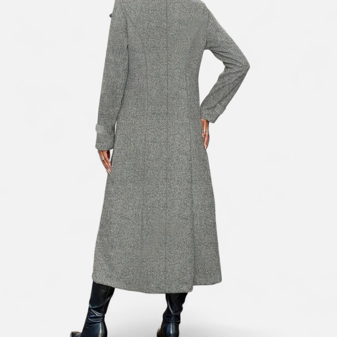 NOMU Lifestyle | Women’s Long Buttoned Coat – Heritage Comfort
