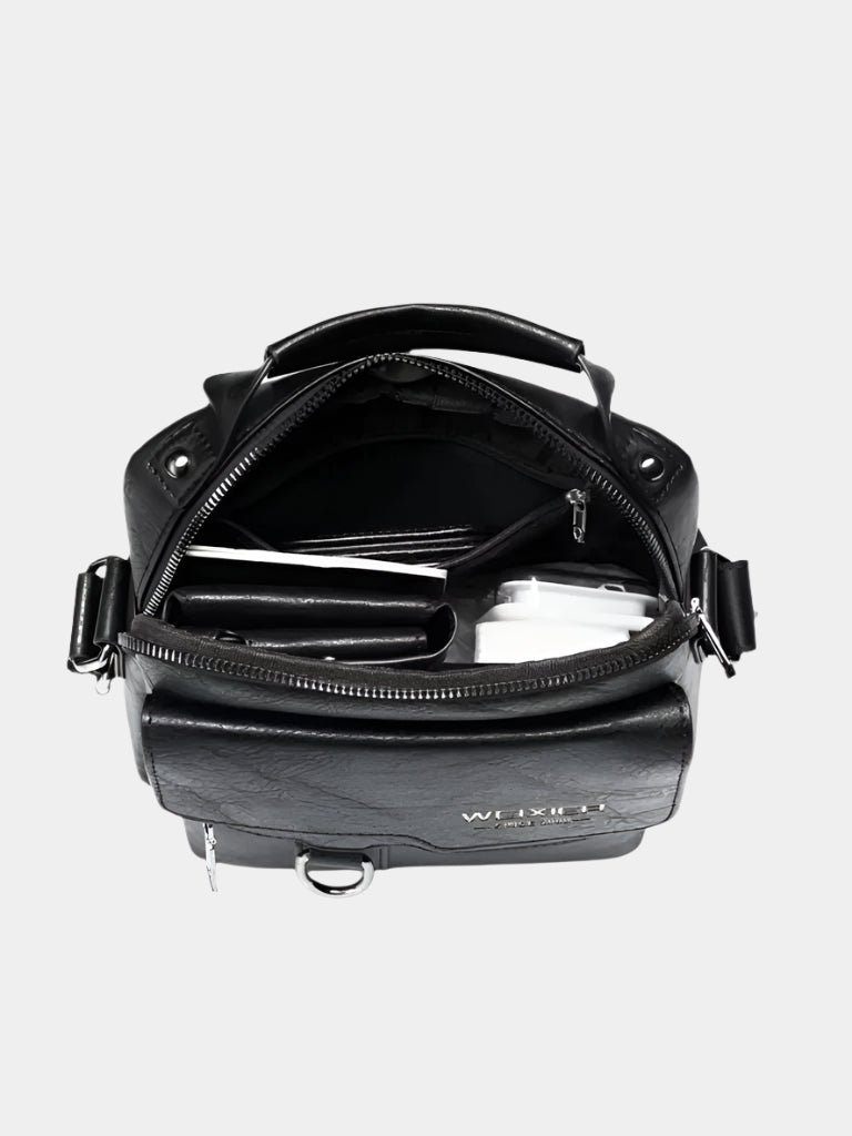RETRO SQUARE FLAP SATCHEL BAG