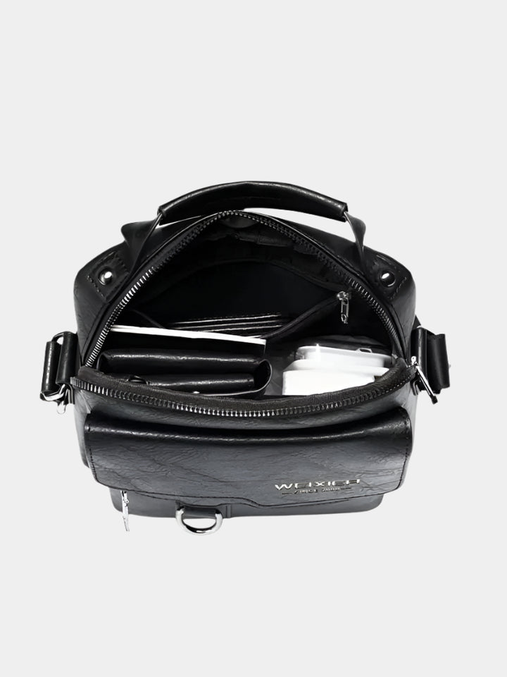 RETRO SQUARE FLAP SATCHEL BAG