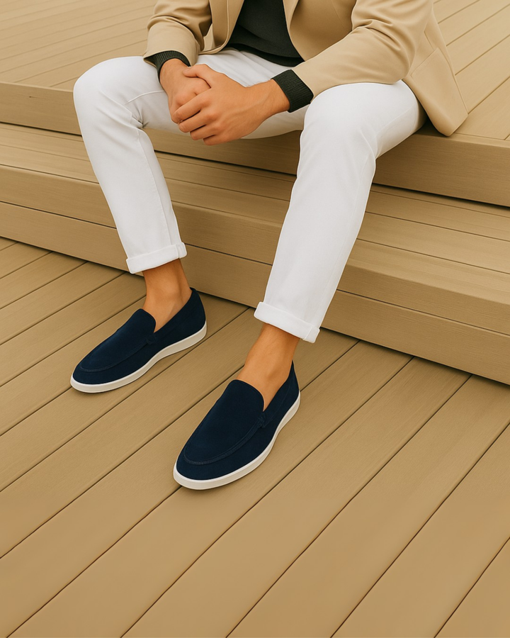VINTAGE SUEDE MEN LOAFERS