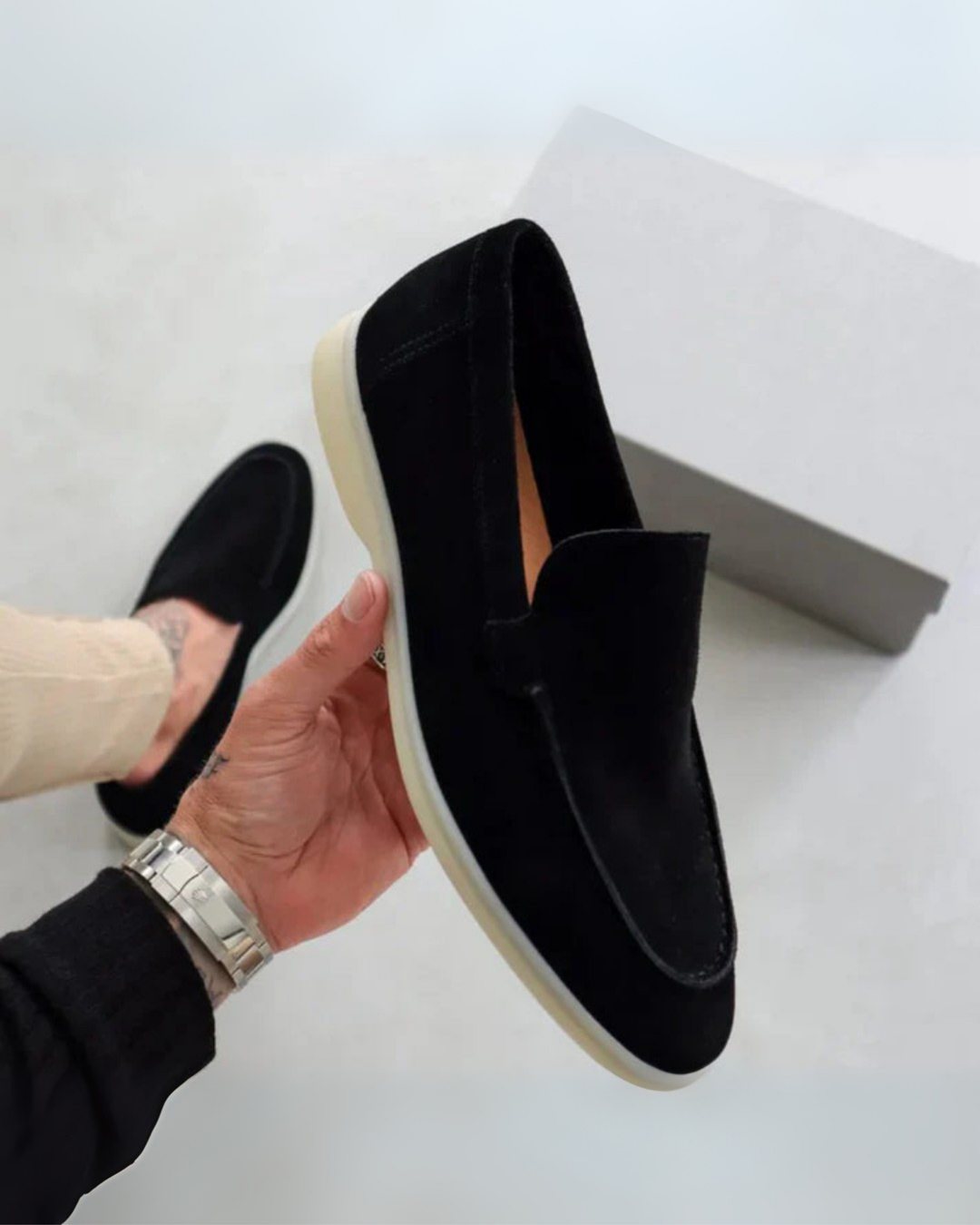 VINTAGE SUEDE MEN LOAFERS