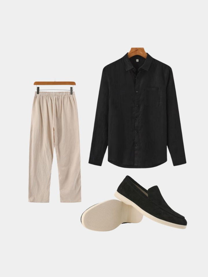 MONOCHROMES SET FÜR ENTSPANNTE ELEGANZ