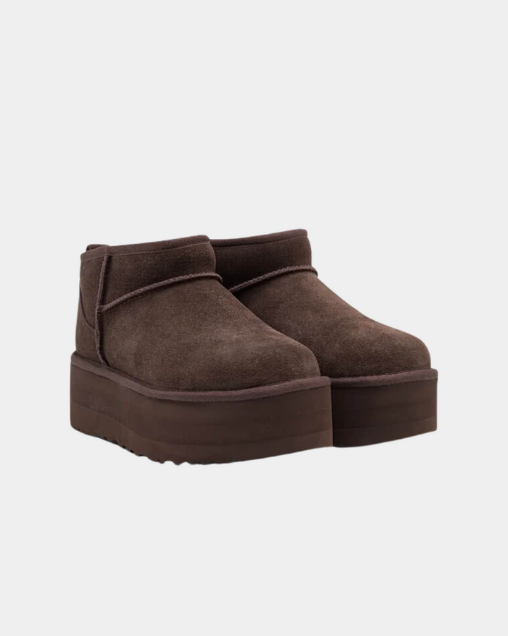 SUEDE PLATFORM BOOTS