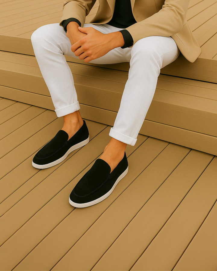 VINTAGE SUEDE MEN LOAFERS