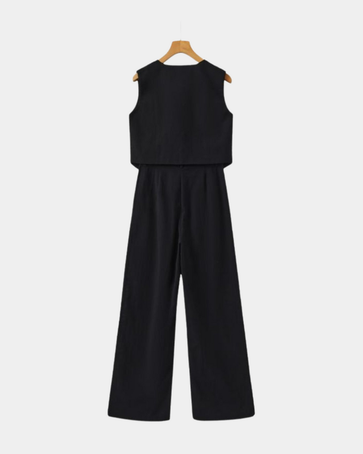 MINIMAL SLEEVELESS JUMPSUIT