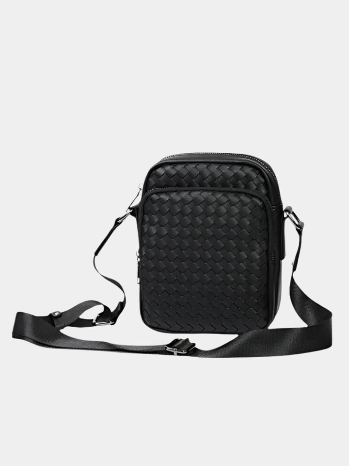 MODERN WOVEN CROSSBODY BAG