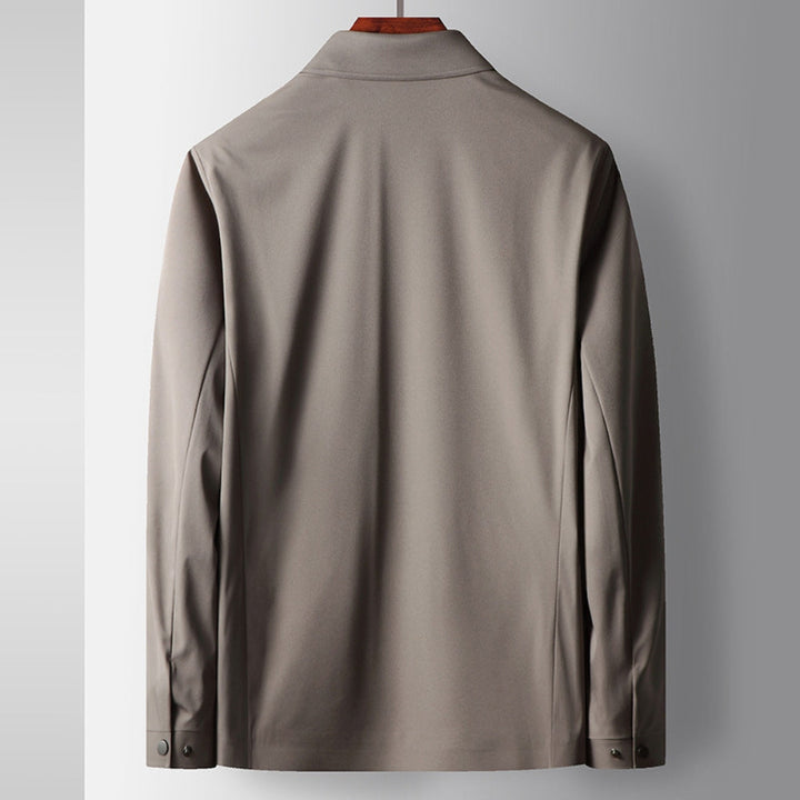 Lapel Business Executive Zipper Jacket
