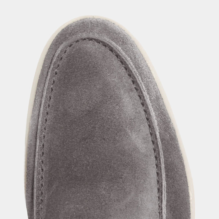 URBAN WILDLEDER GRAU SLIPPER