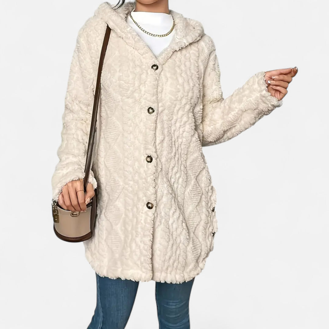 NOMU Lifestyle | Women’s Jacquard Hooded Coat – Heritage Luxe