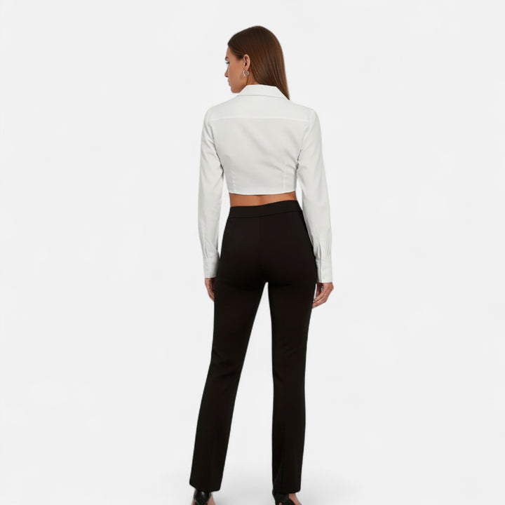 NOMU Lifestyle | Women’s Stretch Knit Trousers – Effortless Sophistication