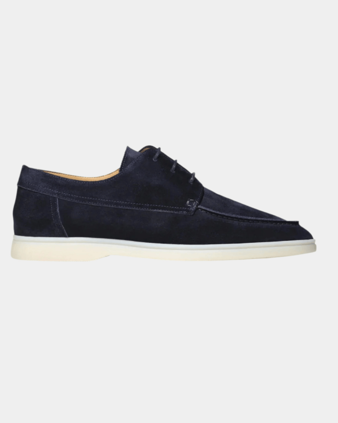 OL MONEY WILDLEDER-SCHNÜRSCHUHE - NAVY BLAU
