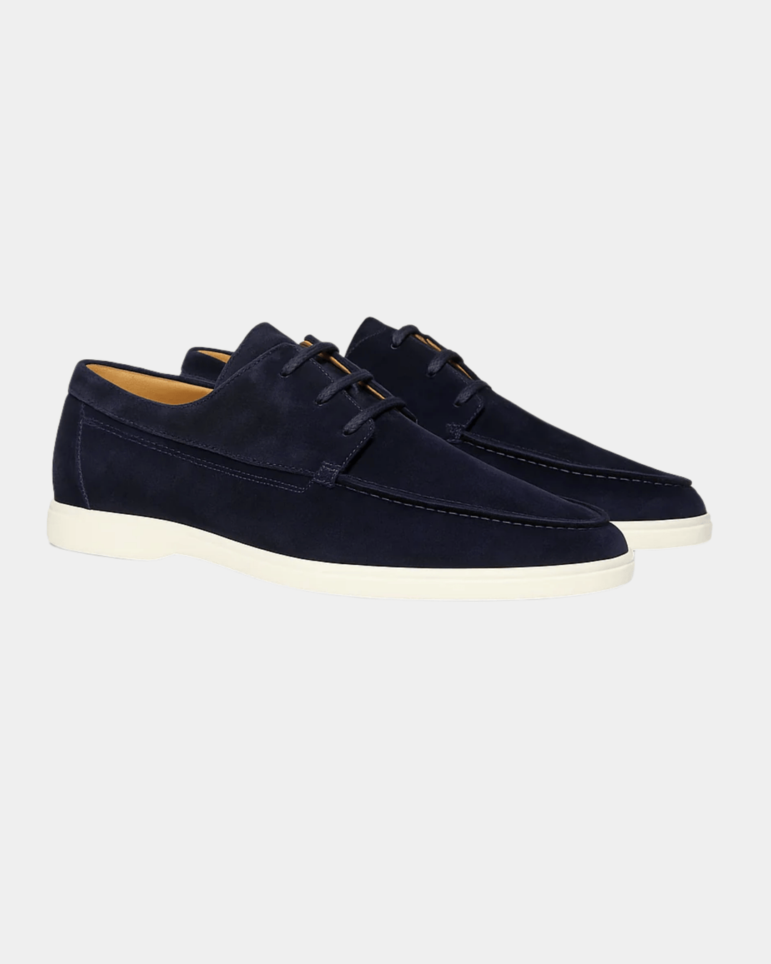 OL MONEY WILDLEDER-SCHNÜRSCHUHE - NAVY BLAU