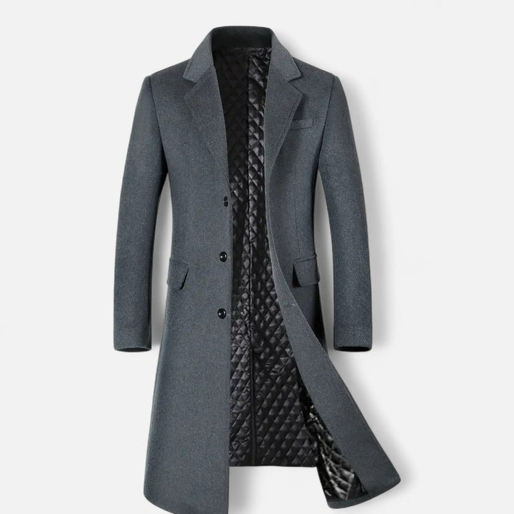 NOMU Lifestyle | Men’s Wool Long Overcoat