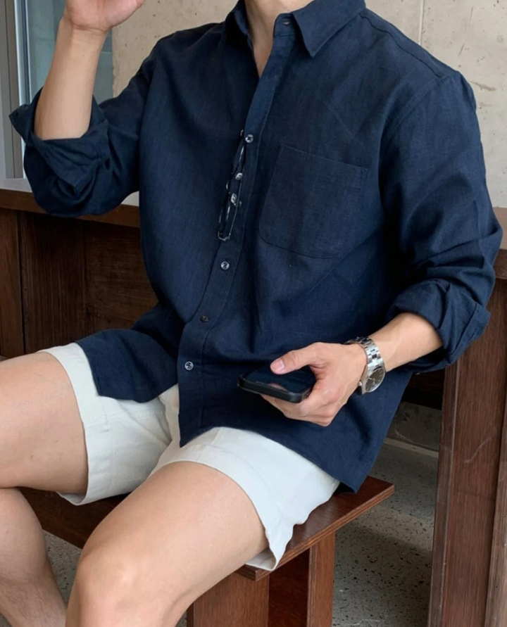 Forio Pocket Linen Shirt
