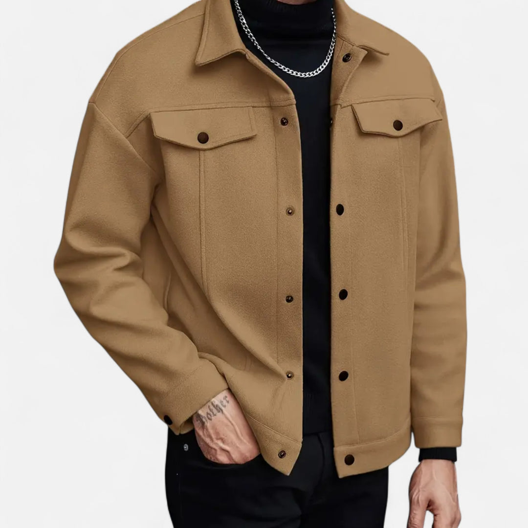 NOMU Lifestyle | Men’s Refined Zip Closure Jacket