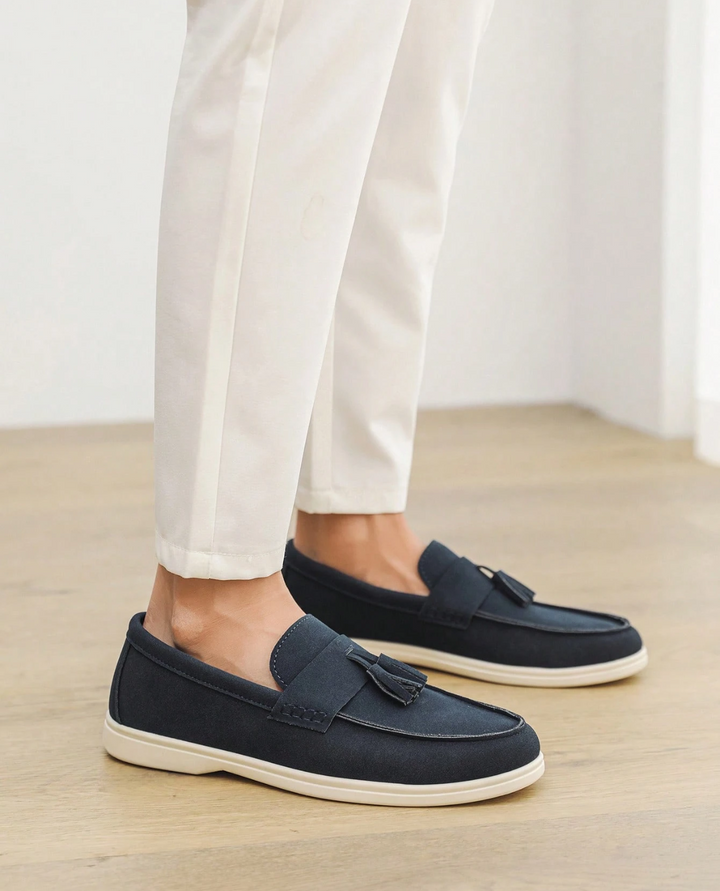 Sorrento Suede Tassel Loafers
