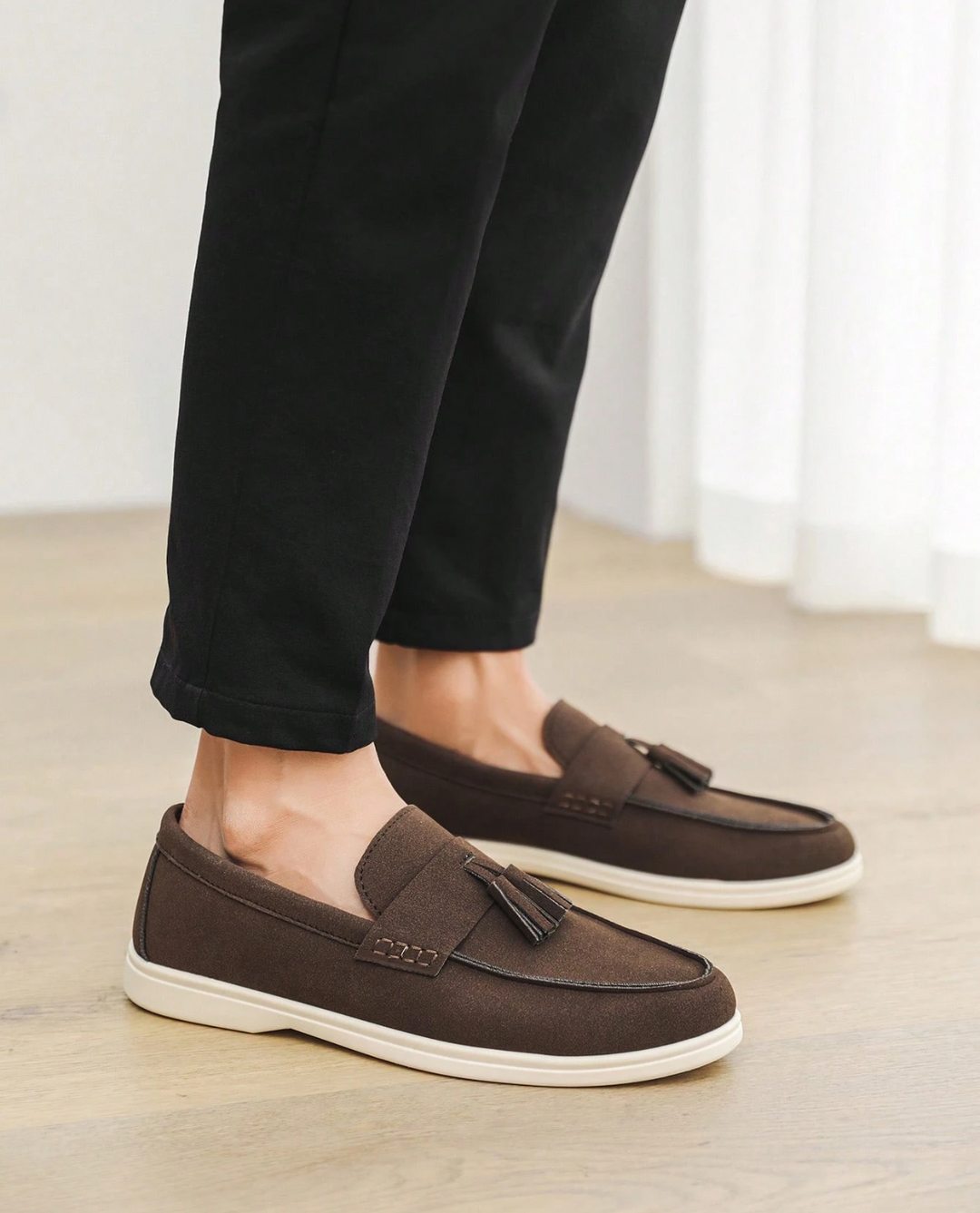 Sorrento Suede Tassel Loafers