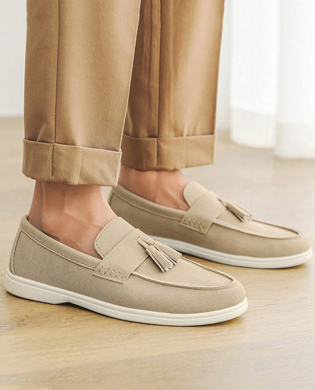 Sorrento Suede Tassel Loafers