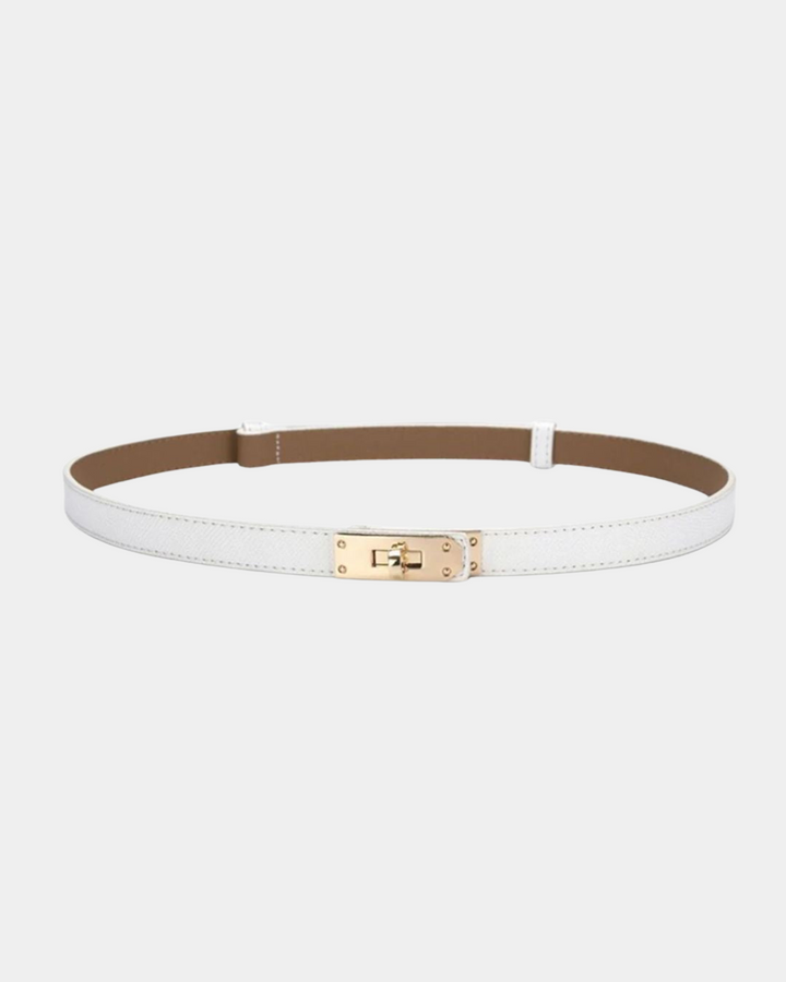 SIGNATURE SLIM LOGO BELT
