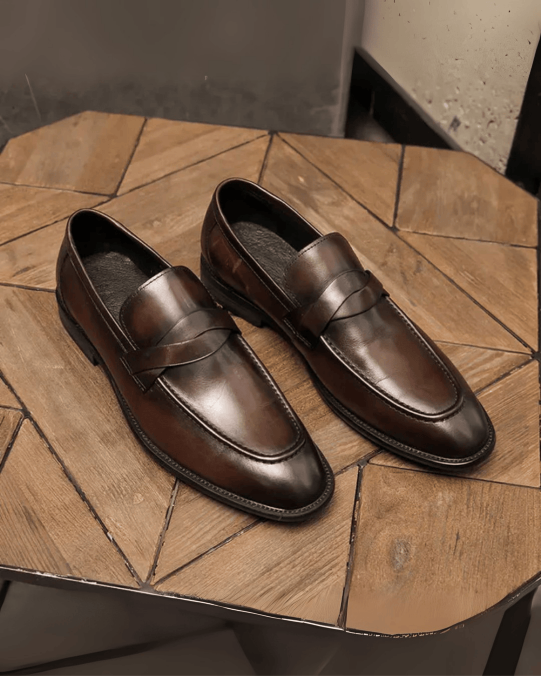 Schicke Leder-Loafer