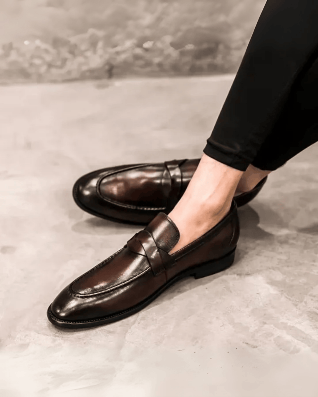 Schicke Leder-Loafer