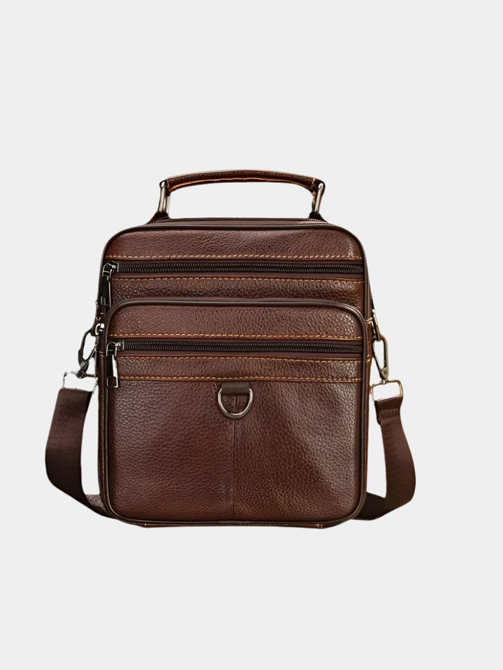 URBAN FUNCTIONAL LEATHER CROSSBODY BAG