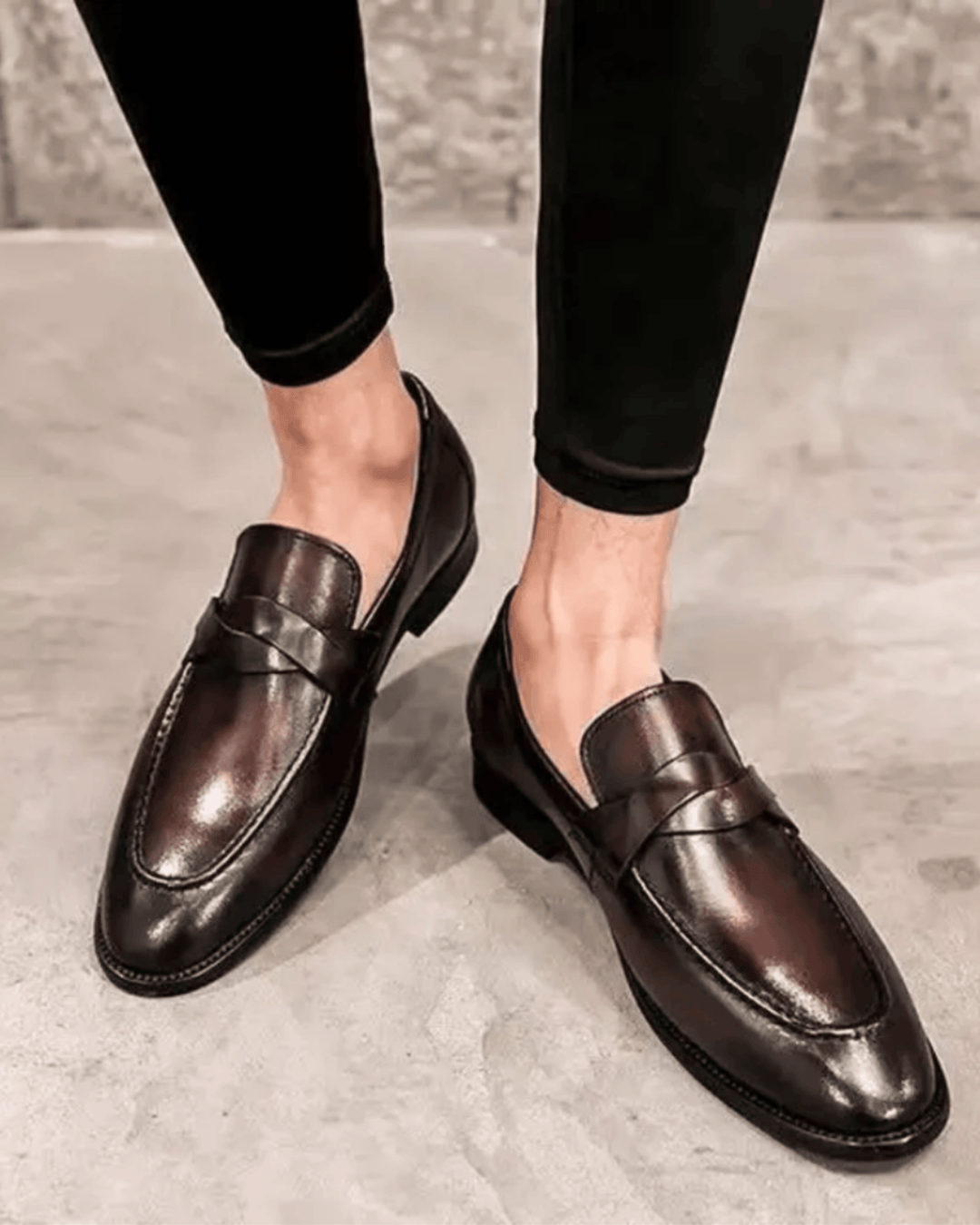 Schicke Leder-Loafer