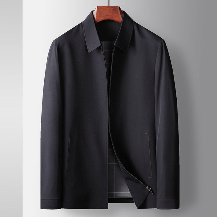 Lapel Business Executive Zipper Jacket