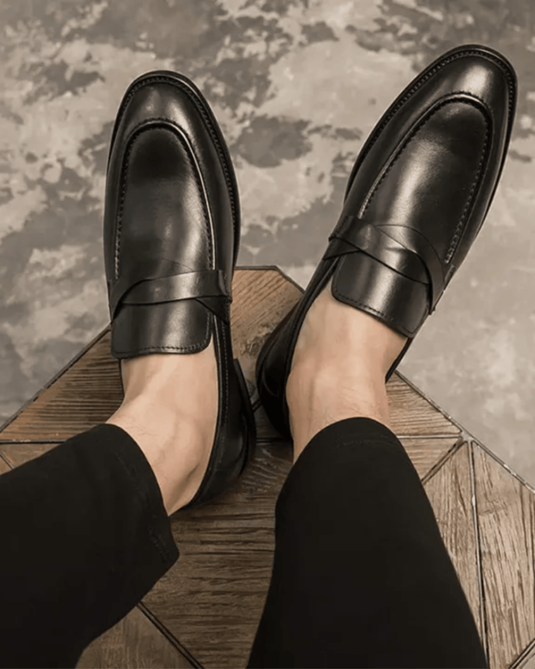 Schicke Leder-Loafer