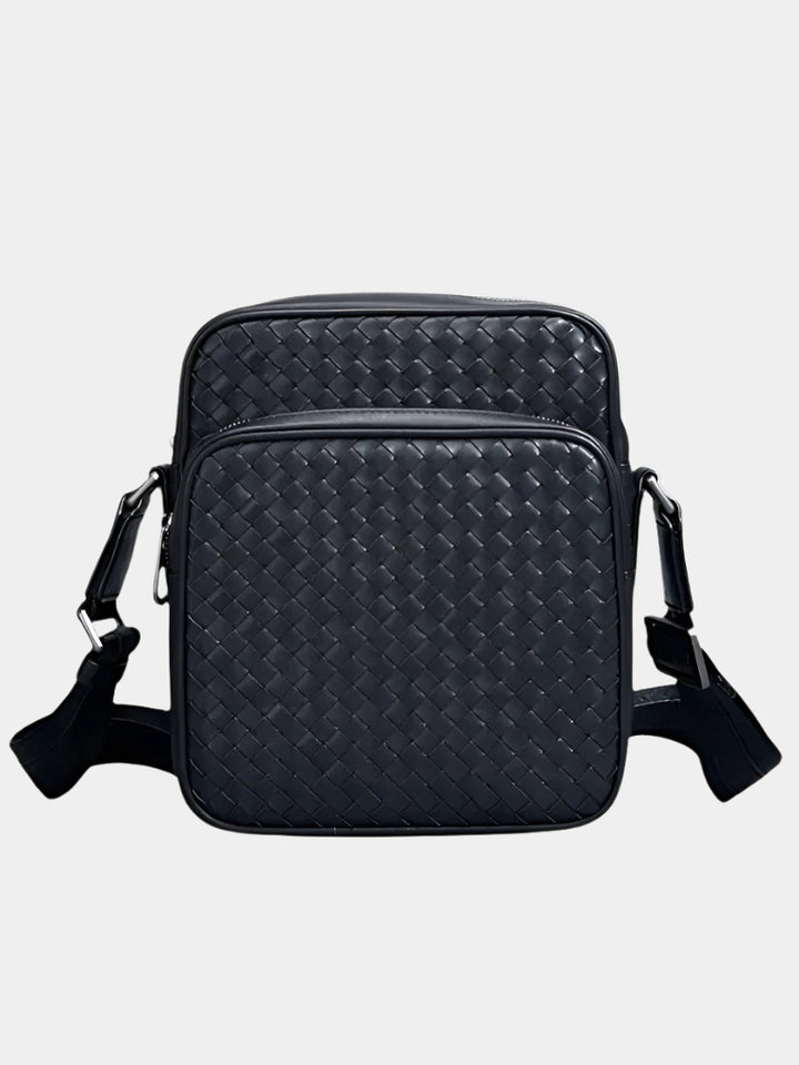 MODERN WOVEN CROSSBODY BAG
