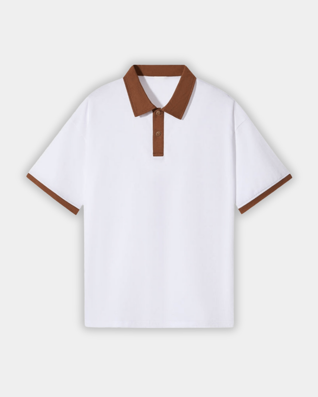 RETRO-POLO MIT KONTRASTKRAGEN