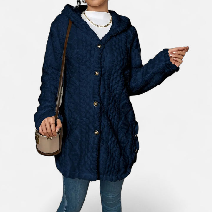 NOMU Lifestyle | Women’s Jacquard Hooded Coat – Heritage Luxe