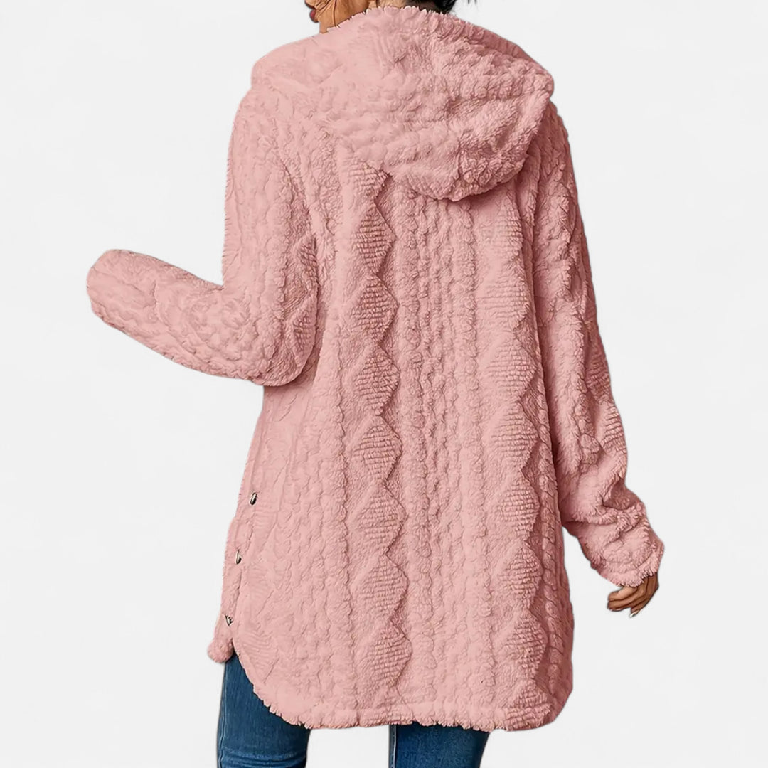 NOMU Lifestyle | Women’s Jacquard Hooded Coat – Heritage Luxe