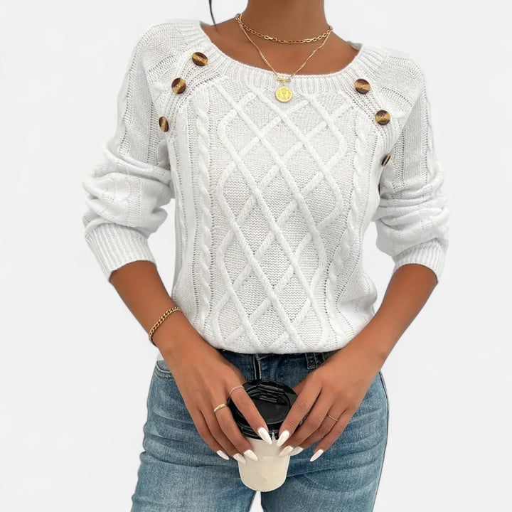 NOMU Lifestyle | Women’s Cable Knit Sweater – Heritage Comfort