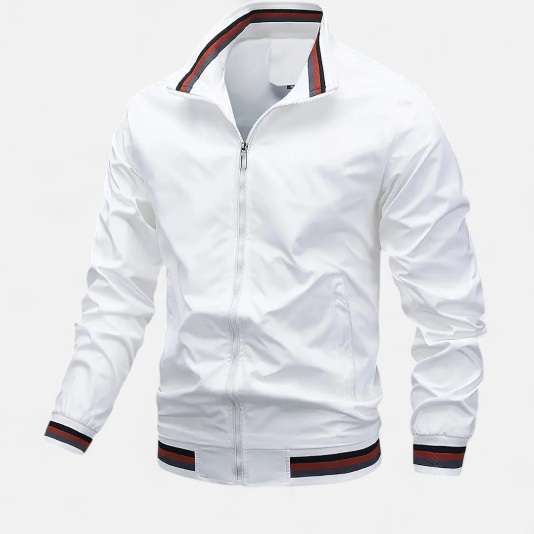 NOMU Lifestyle | Men’s Baseball Collar Windbreaker Jacket