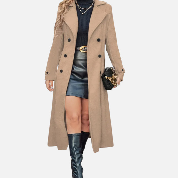 NOMU Lifestyle | Women’s Long Buttoned Coat – Heritage Comfort