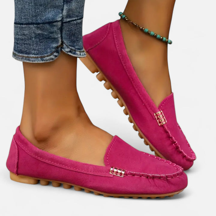 NOMU Lifestyle | Women’s Metal-Accent Loafers – Heritage Charm