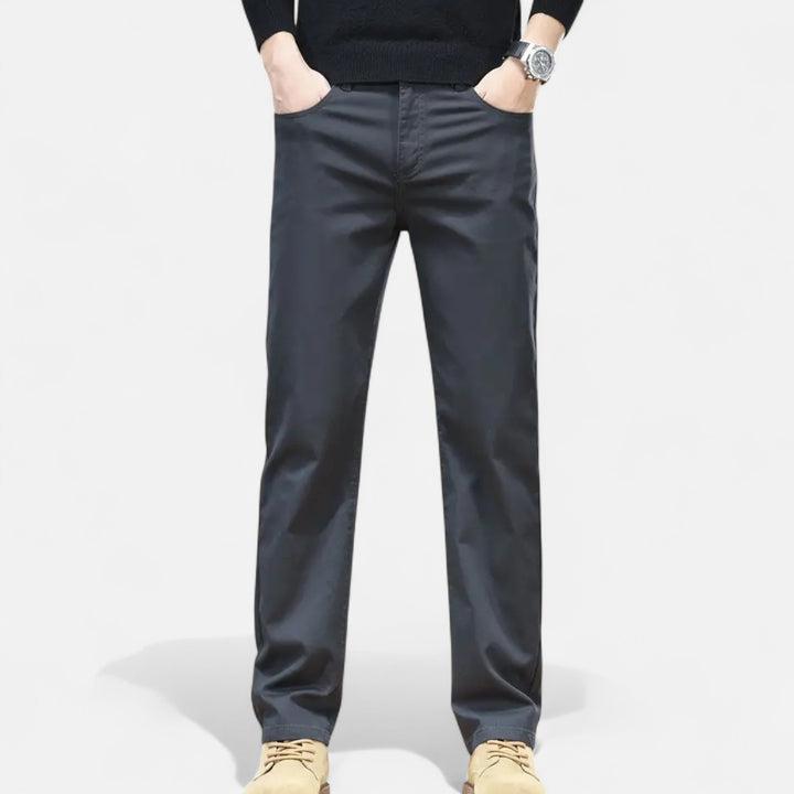 NOMU Lifestyle | Men’s Slim Fit Business Casual Trousers