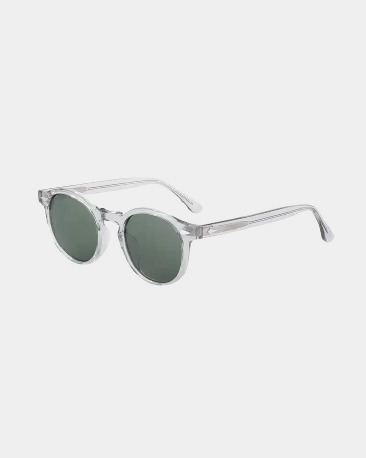 RUNDE RETRO SONNENBRILLE MIT KLAREM RAHMEN